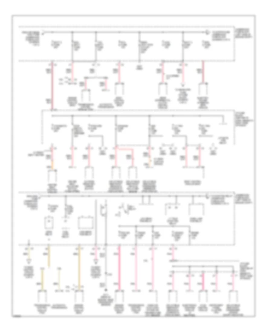 Power Distribution Wiring Diagram 2 of 4 for Chevrolet Equinox LS 2008