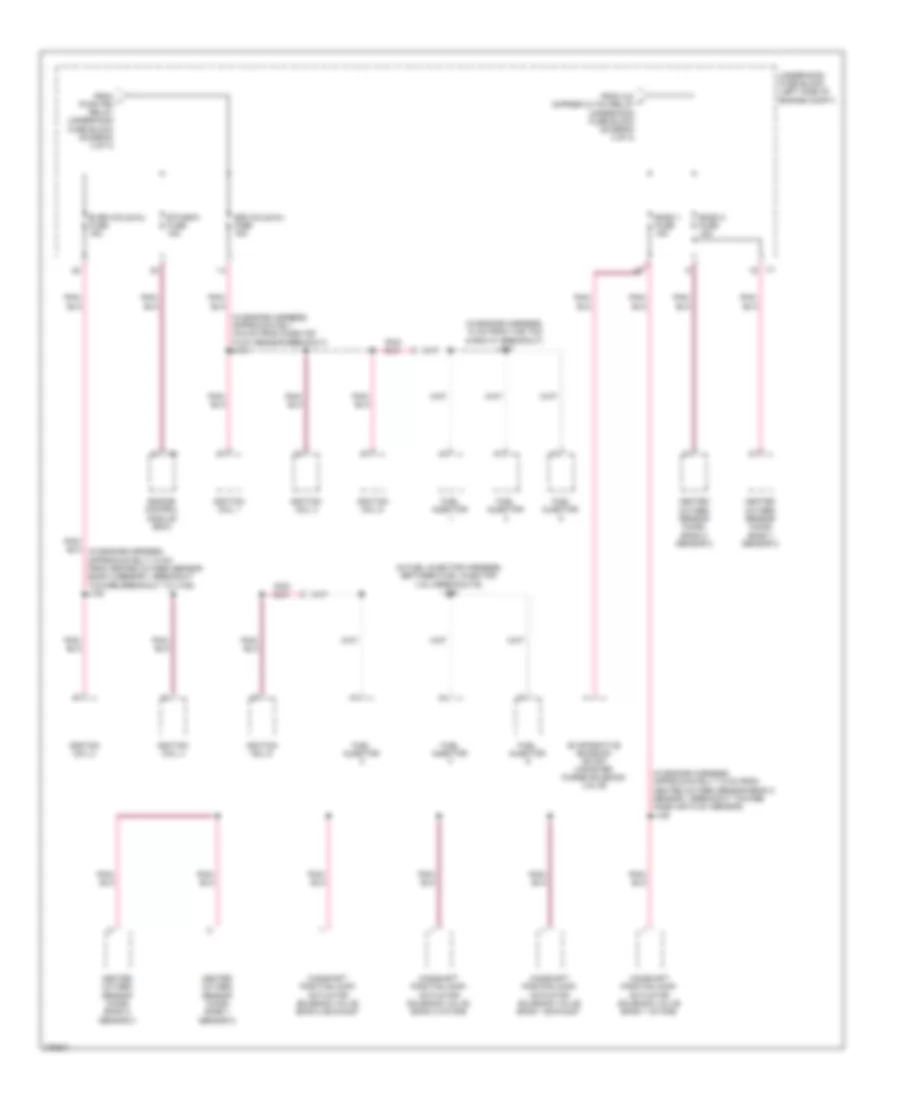 Power Distribution Wiring Diagram 4 of 4 for Chevrolet Equinox LS 2008