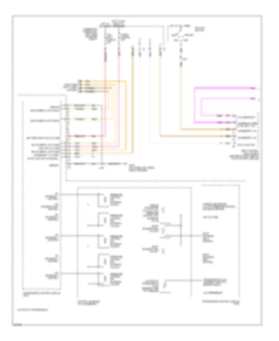 3.6L VIN 7, AT Wiring Diagram (1 of 2) for Chevrolet Equinox LS 2008