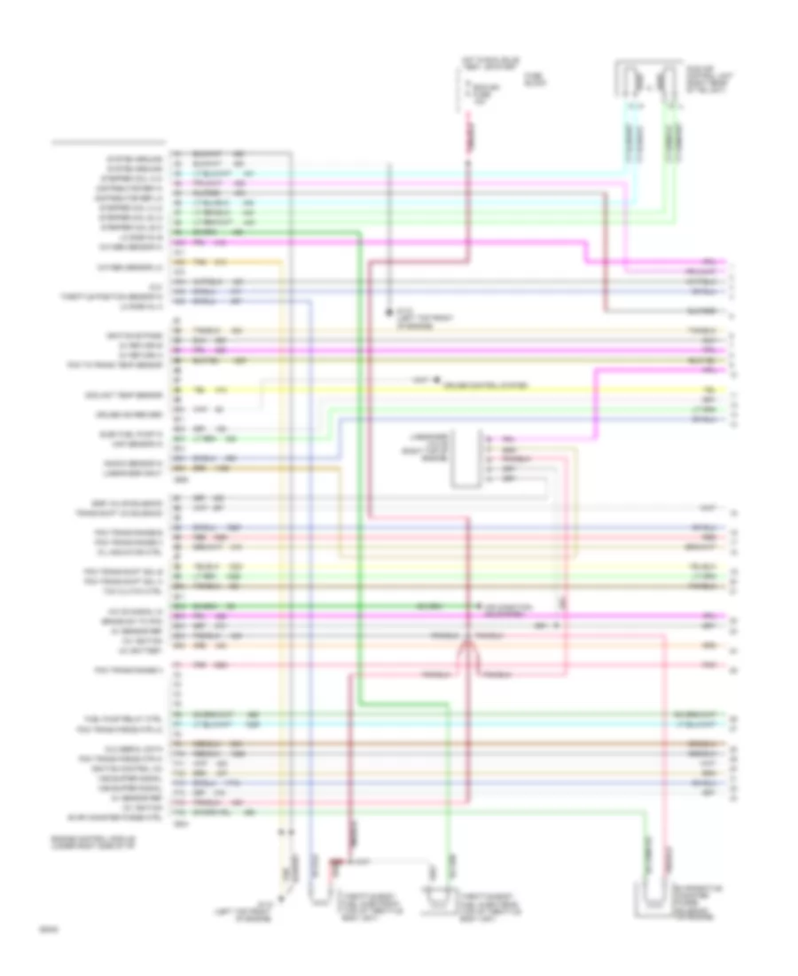 4.3L (VIN Z), Engine Performance Wiring Diagrams (1 of 3) for Chevrolet Astro 1994