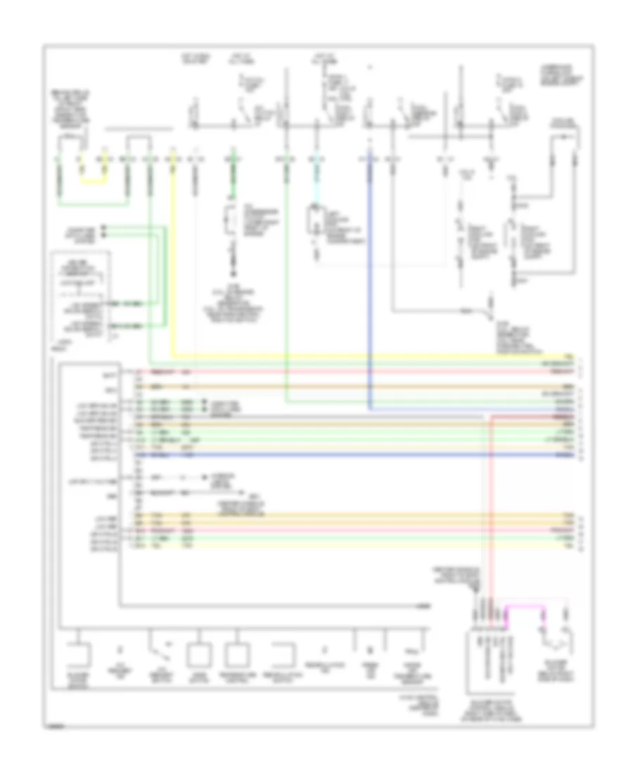 Automatic AC Wiring Diagram (1 of 2) for Chevrolet Malibu LTZ 2006