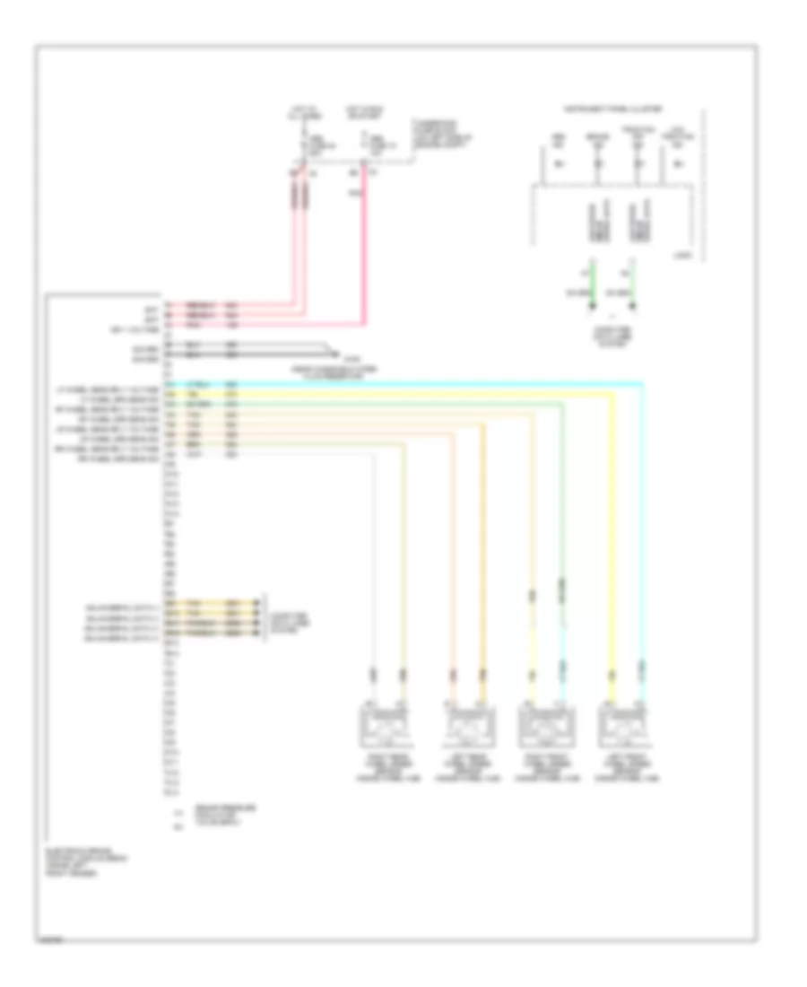 Anti lock Brakes Wiring Diagram 1 of 2 for Chevrolet Malibu LTZ 2006