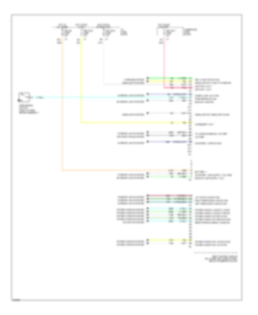 Body Control Modules Wiring Diagram 2 of 2 for Chevrolet Avalanche 2005 1500