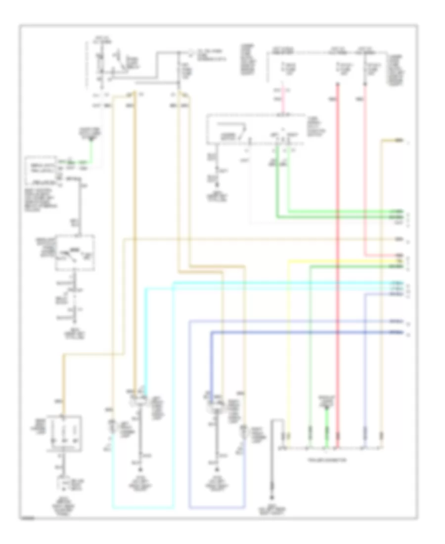 Exterior Lamps Wiring Diagram (1 of 3) for Chevrolet Avalanche 1500 2005