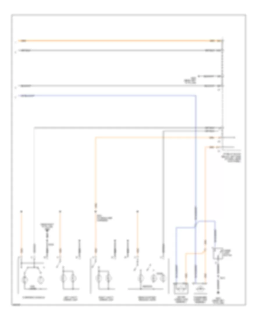 Courtesy Lamps Wiring Diagram (2 of 2) for Chevrolet Avalanche 1500 2005