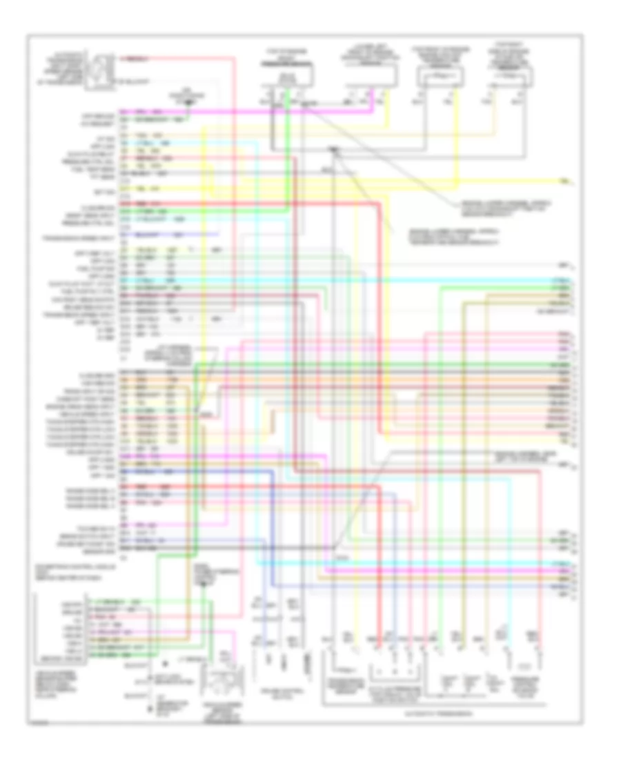 6.5L (VIN F), Engine Performance Wiring Diagrams (1 of 4) for Chevrolet RV Cutaway G3500 1998