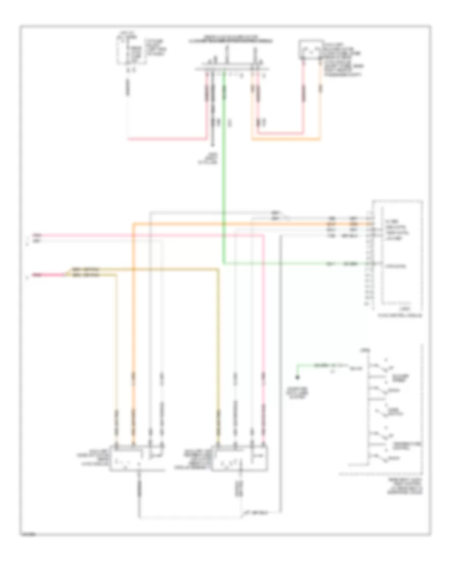 Manual AC Wiring Diagram (4 of 4) for Chevrolet Avalanche 2009