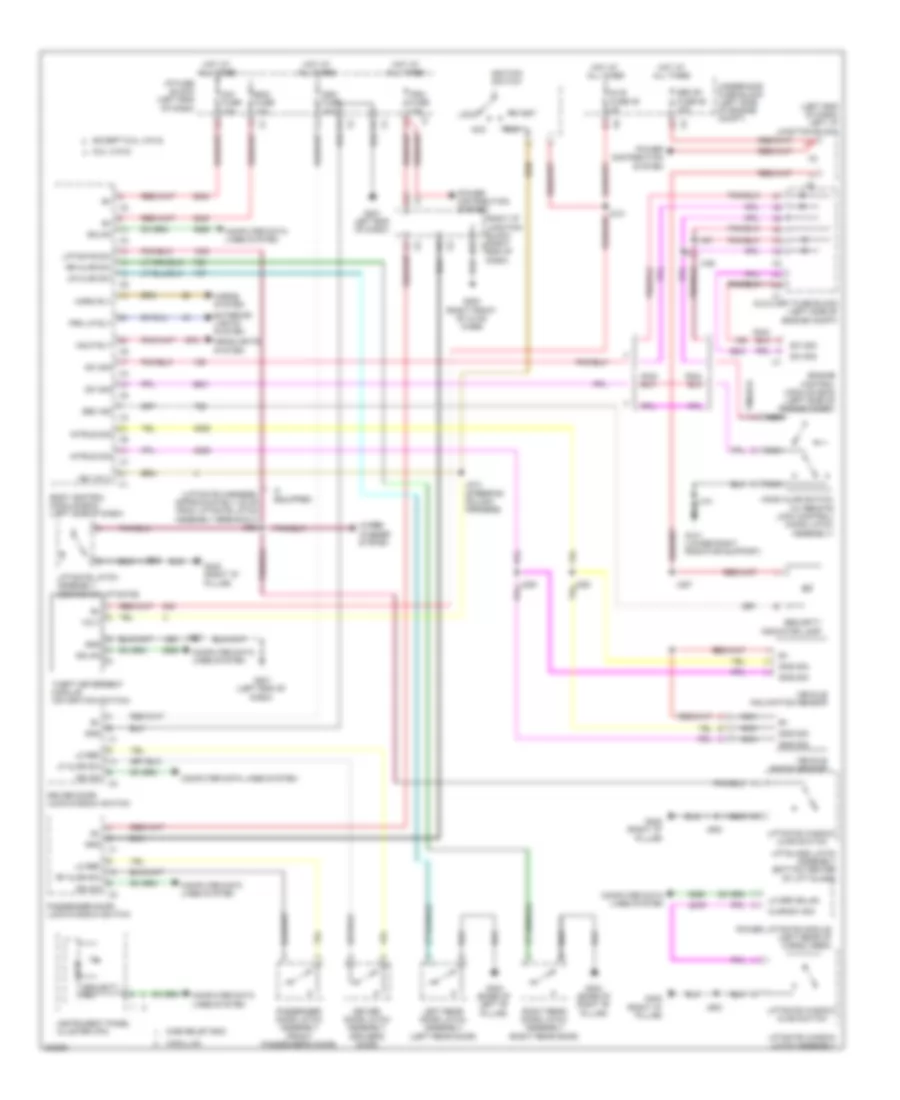 Anti theft Wiring Diagram for Chevrolet Avalanche 2009