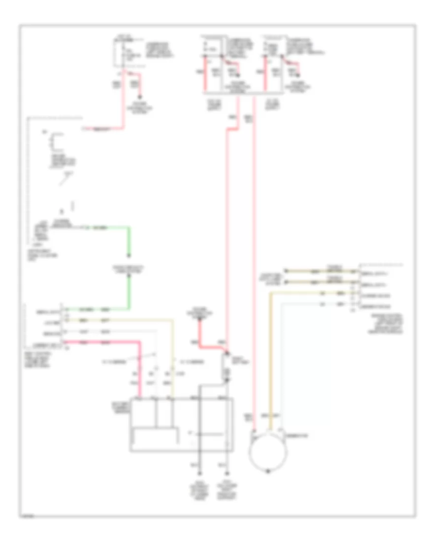 6.0L VIN G, Charging Wiring Diagram for Chevrolet Silverado 2500 HD LT 2014