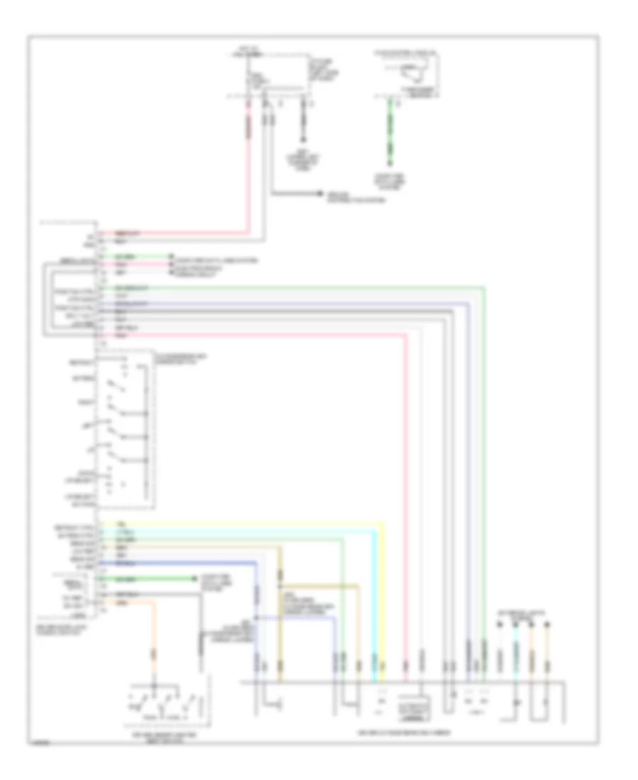 Memory Mirrors Wiring Diagram 1 of 2 for Chevrolet Silverado HD LT 2014 2500