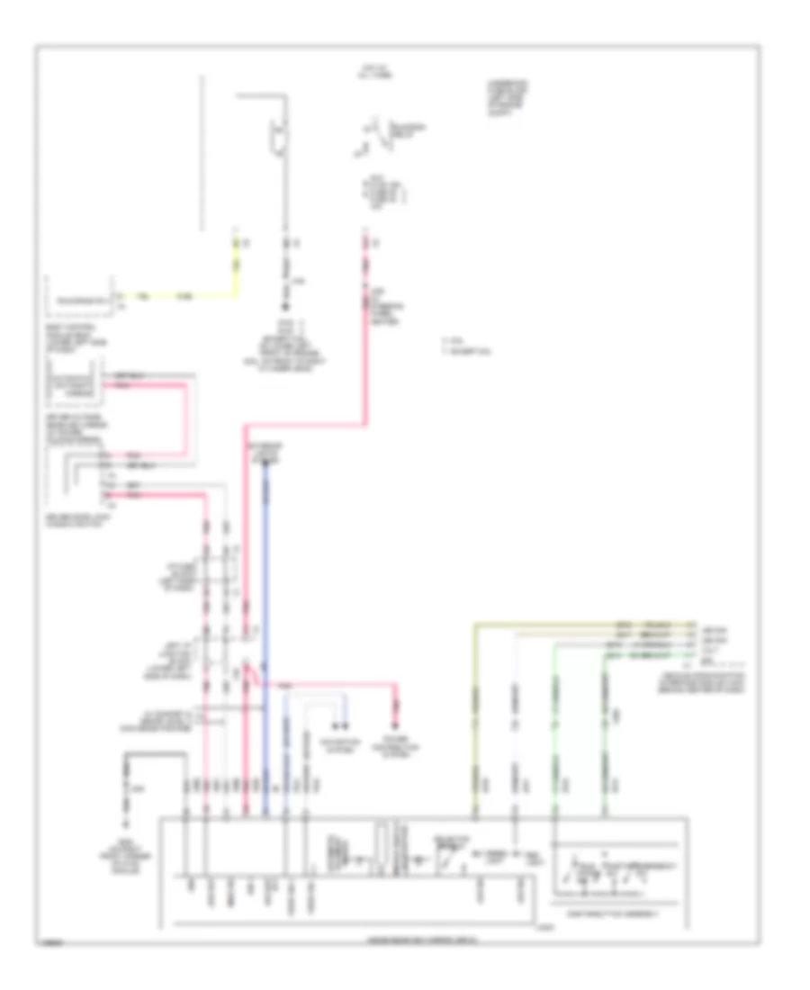 Electrochromic Mirror Wiring Diagram for Chevrolet Silverado HD LT 2014 2500