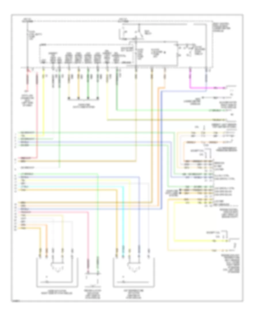 Manual AC Wiring Diagram (2 of 2) for Chevrolet Malibu LS 2012