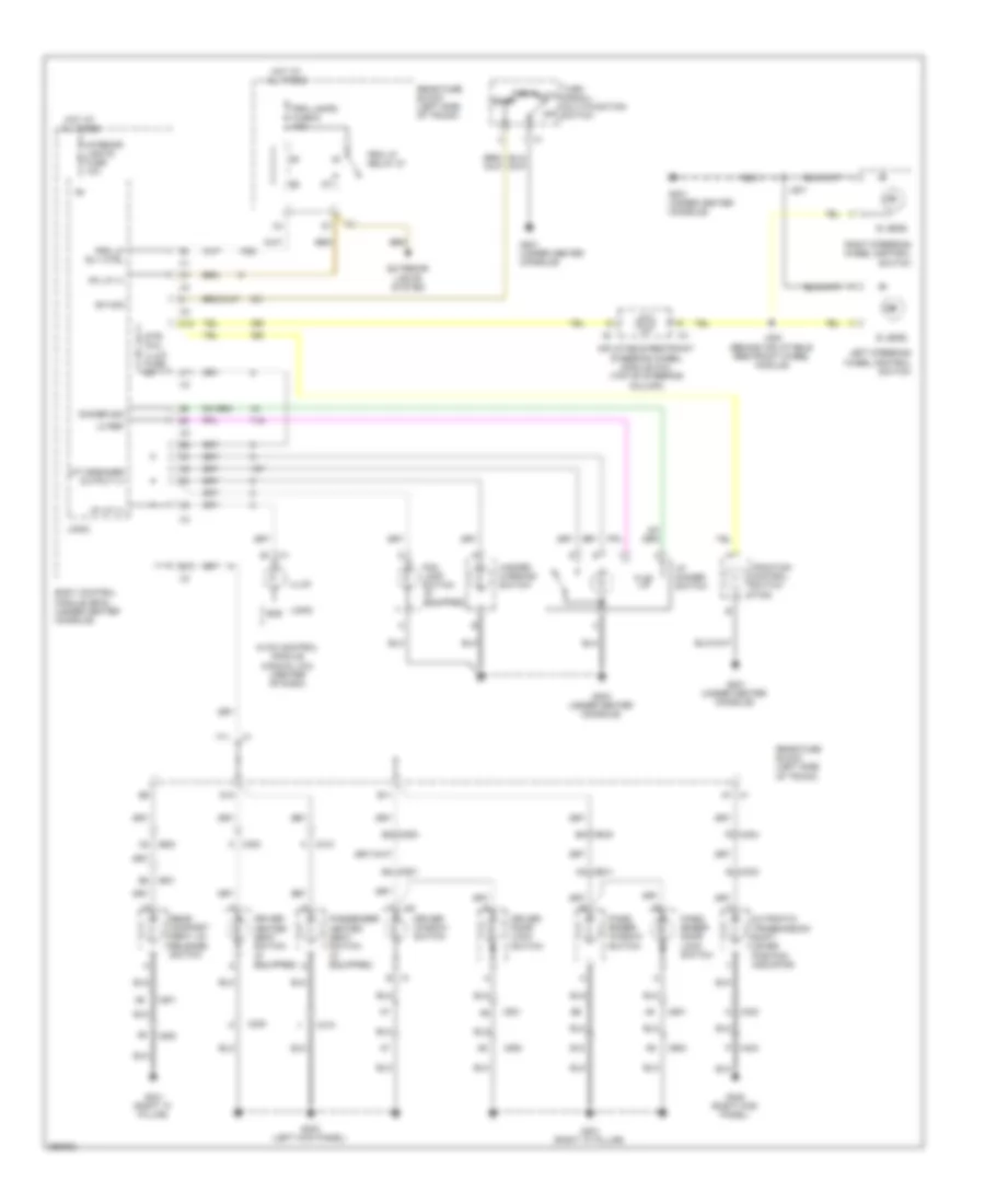 Instrument Illumination Wiring Diagram for Chevrolet Malibu LS 2012