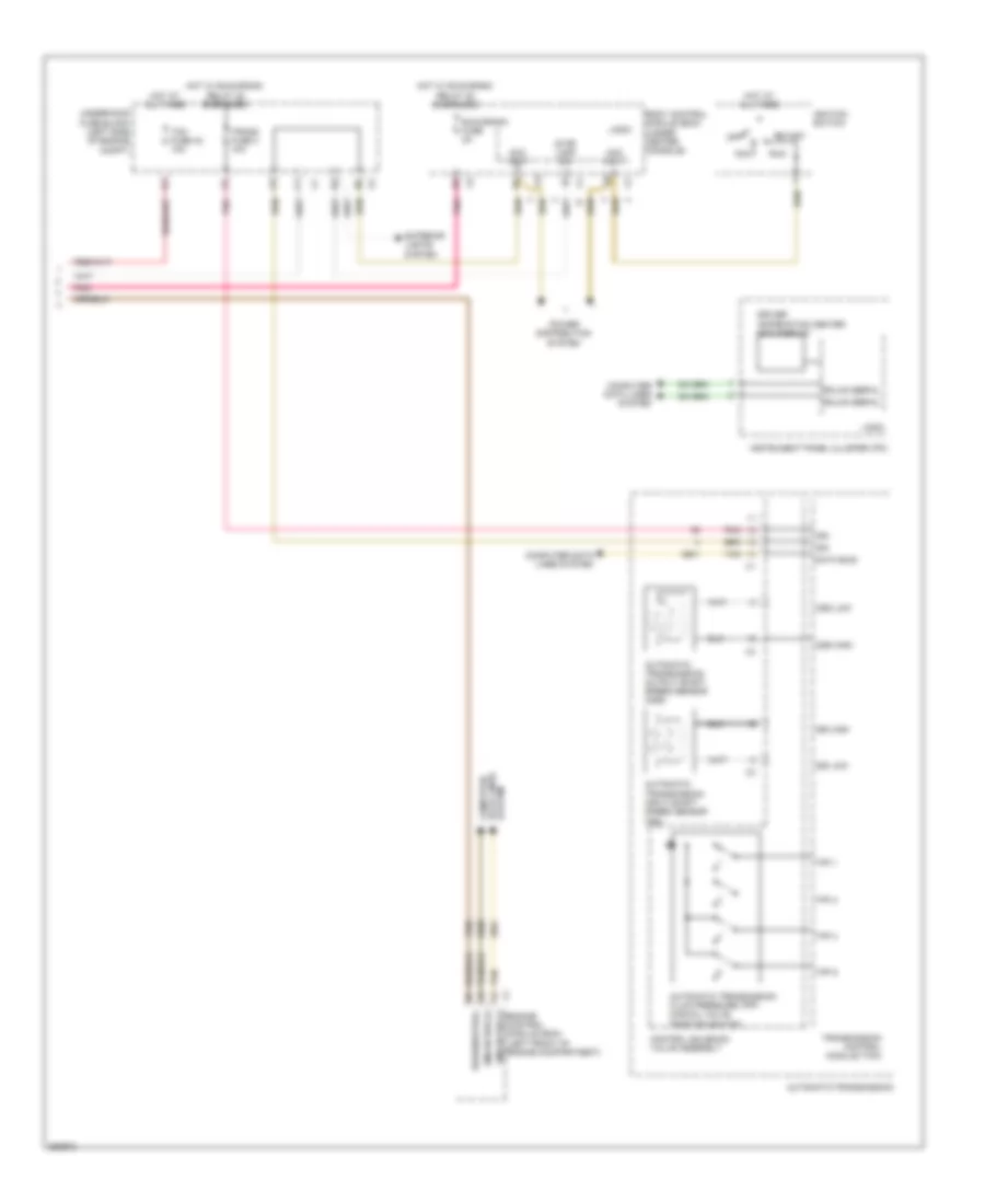 2.4L VIN U, Transmission Wiring Diagram (2 of 2) for Chevrolet Malibu LS 2012
