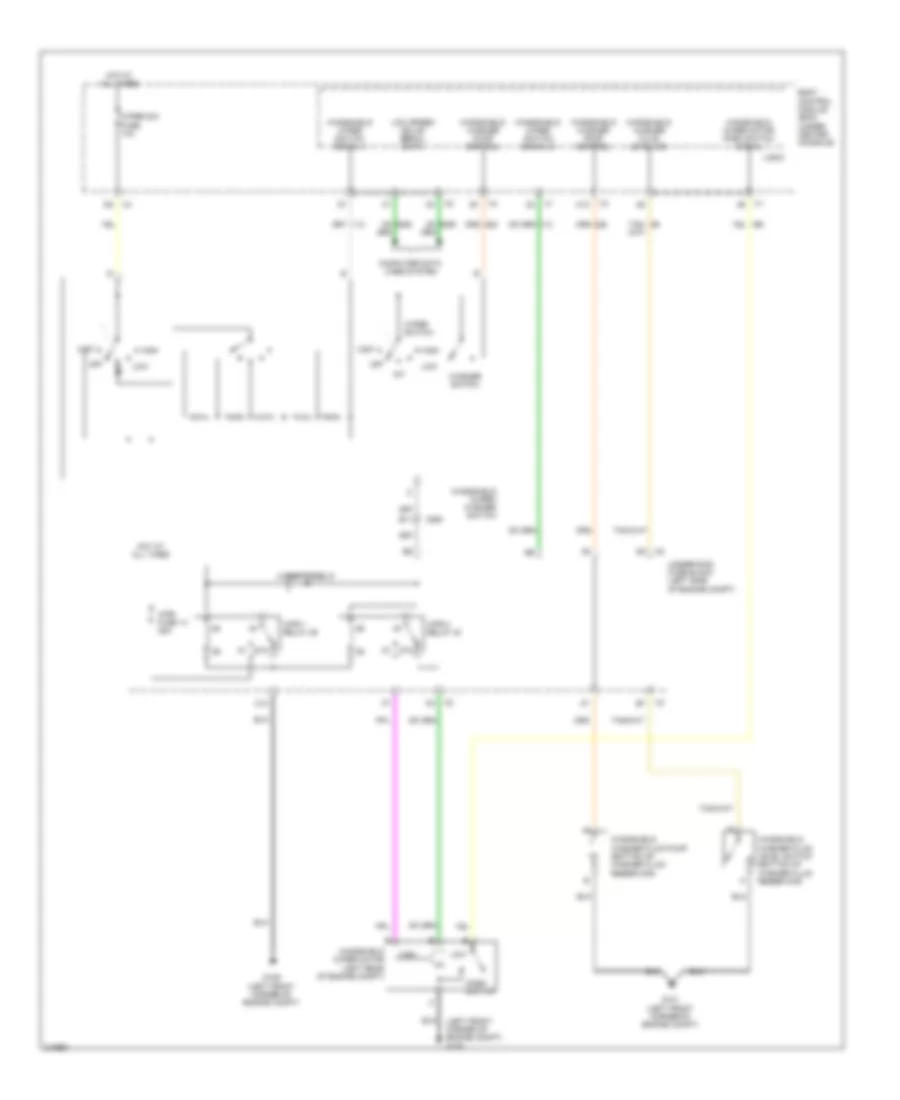 Wiper Washer Wiring Diagram for Chevrolet Malibu LS 2012