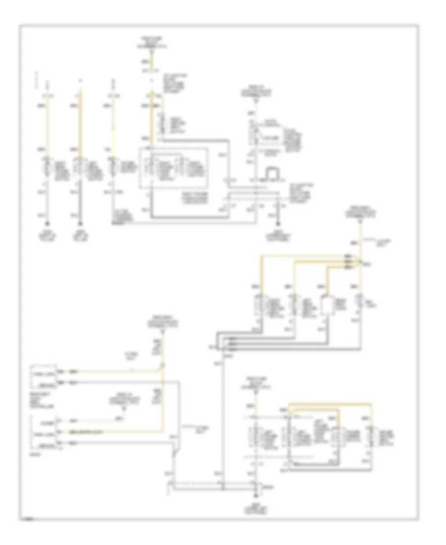Instrument Illumination Wiring Diagram, Up Level (2 of 2) for Chevrolet Tahoe 2001