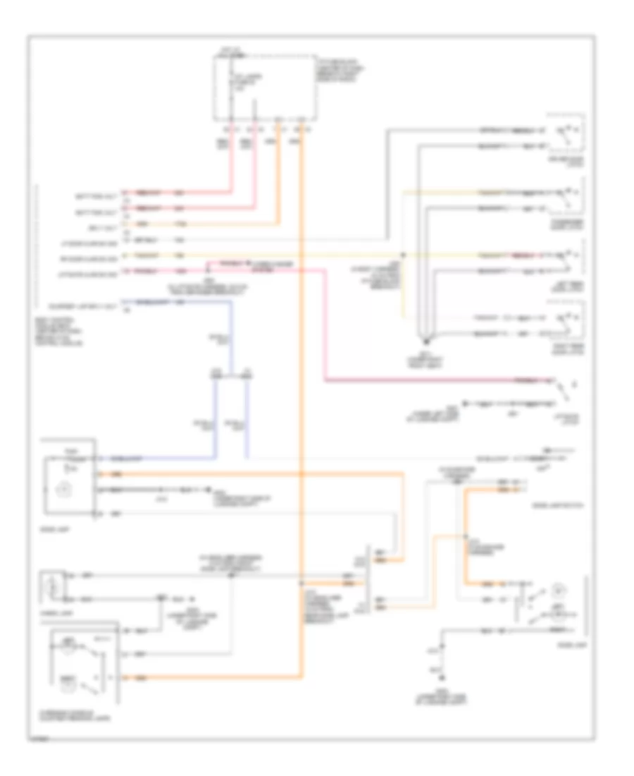 Courtesy Lamps Wiring Diagram for Chevrolet Equinox LT 2008