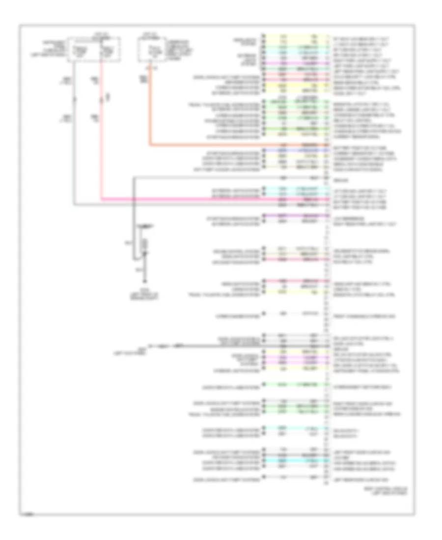 Body Control Modules Wiring Diagram (2 of 3) for Chevrolet Sonic LS 2014