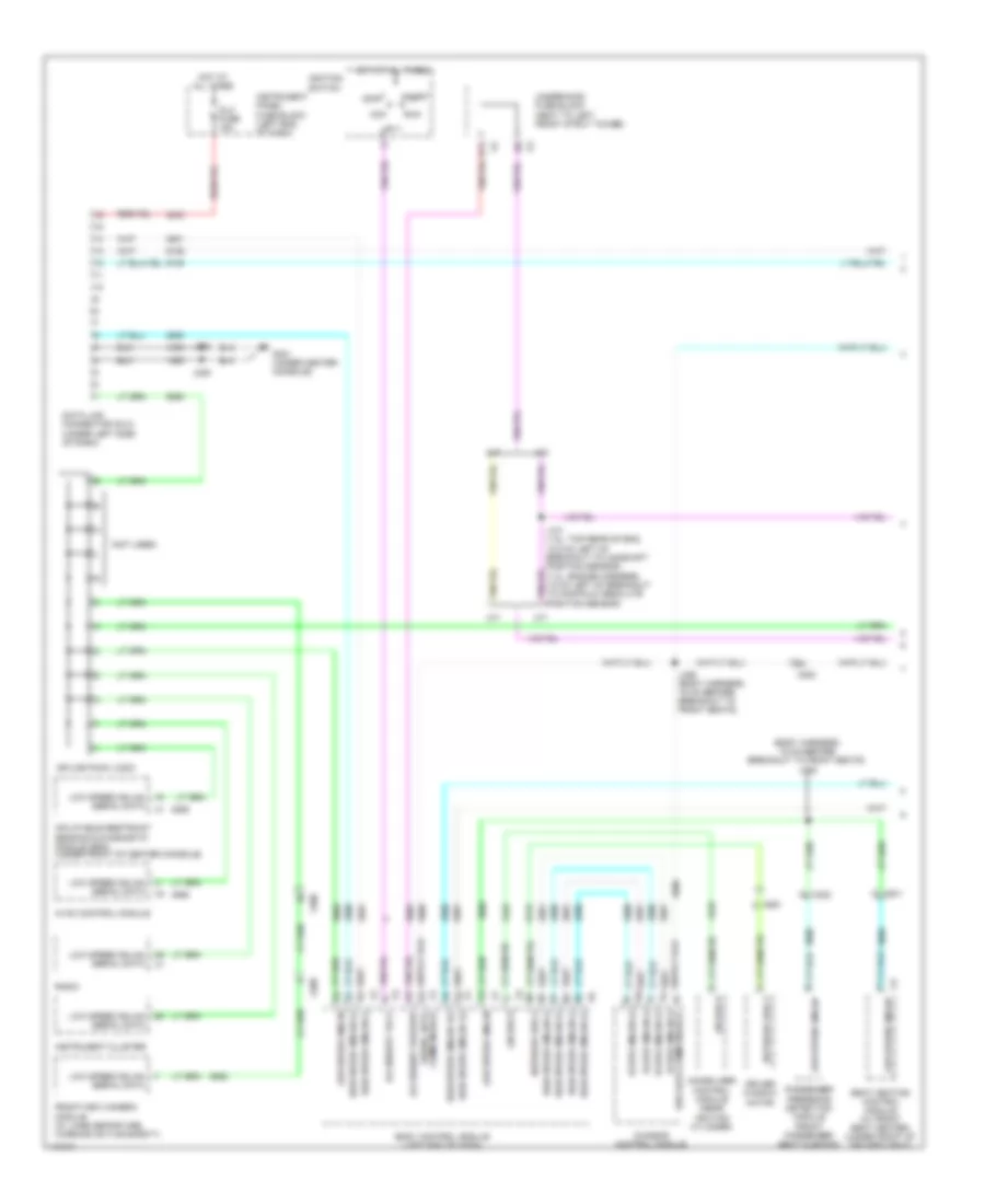 Computer Data Lines Wiring Diagram 1 of 2 for Chevrolet Sonic LS 2014