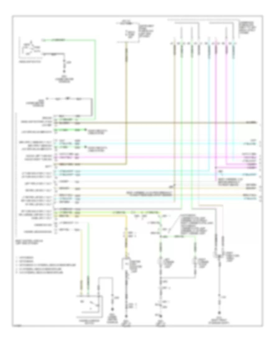 Exterior Lamps Wiring Diagram 1 of 2 for Chevrolet Sonic LS 2014
