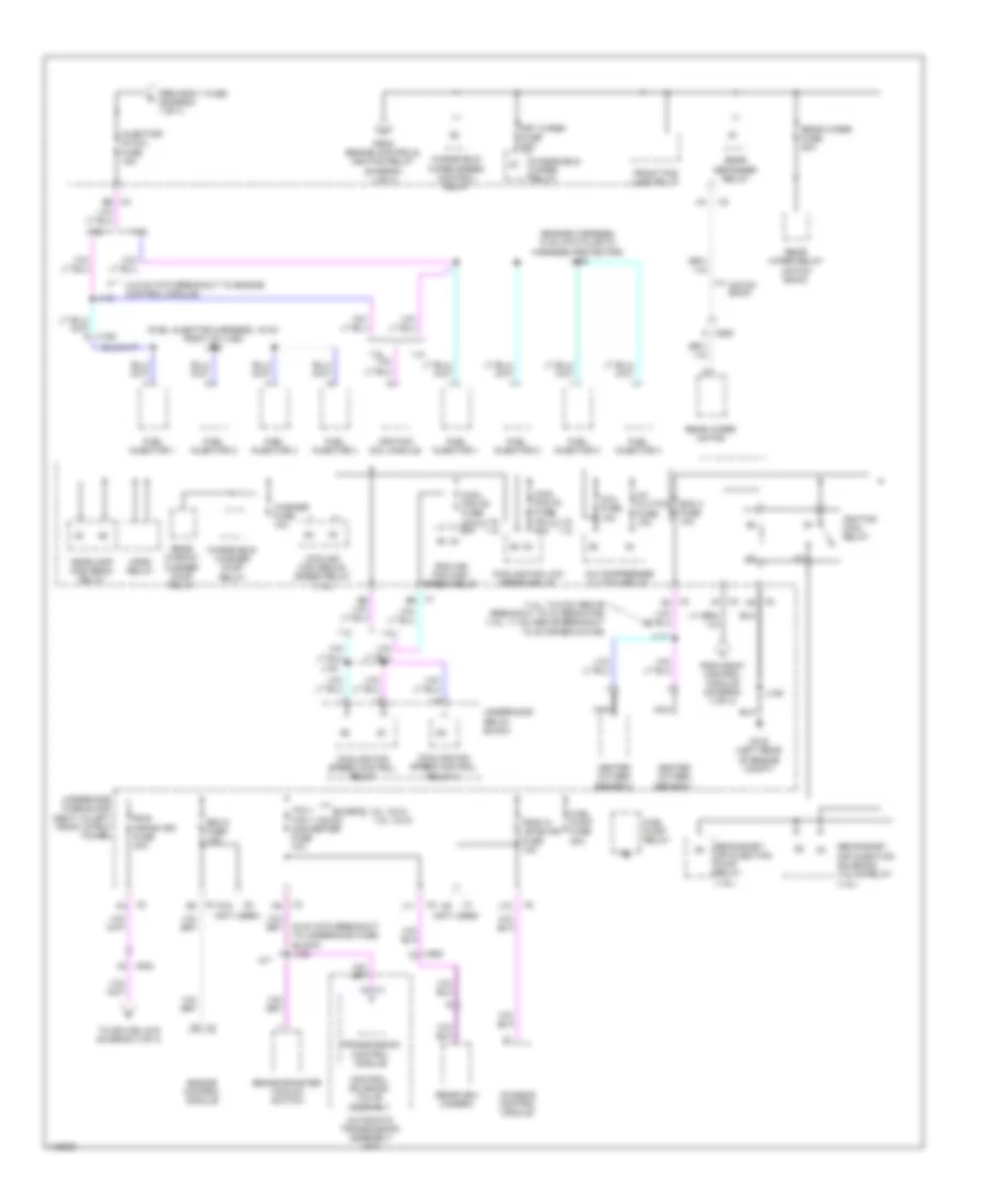 Power Distribution Wiring Diagram (2 of 4) for Chevrolet Sonic LS 2014
