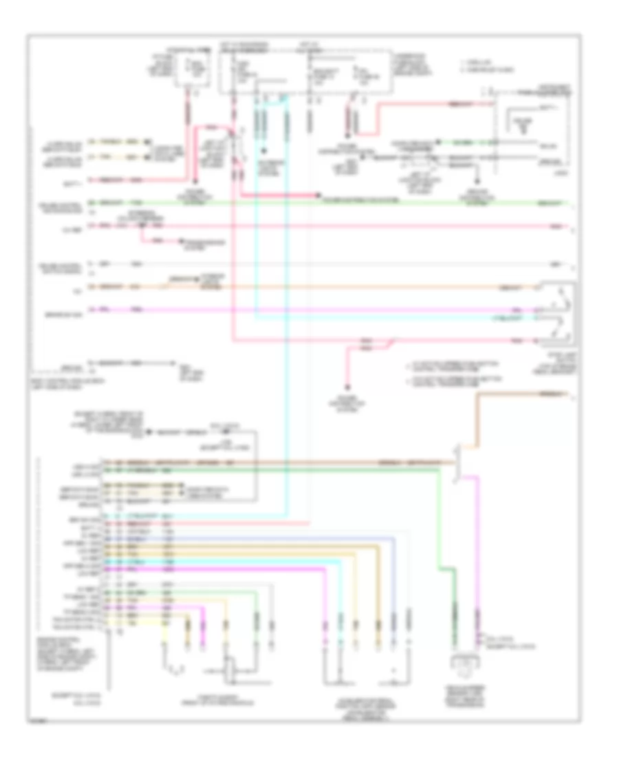 Cruise Control Wiring Diagram 1 of 2 for Chevrolet Tahoe 2009