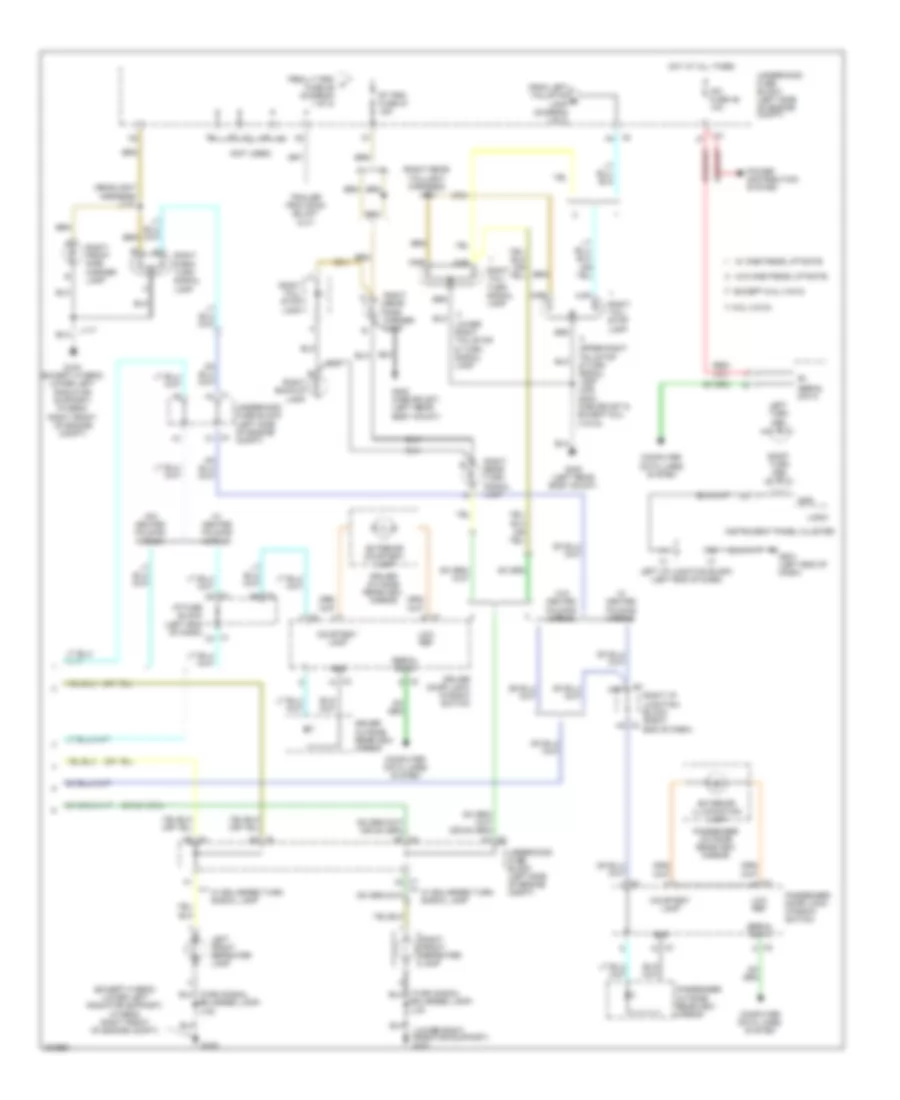 Exterior Lamps Wiring Diagram (2 of 2) for Chevrolet Tahoe 2009