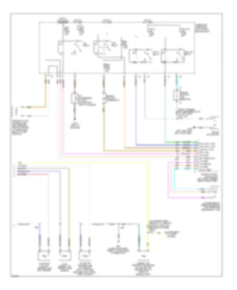 Automatic A C Wiring Diagram 2 of 2 for Chevrolet Aveo LS 2009