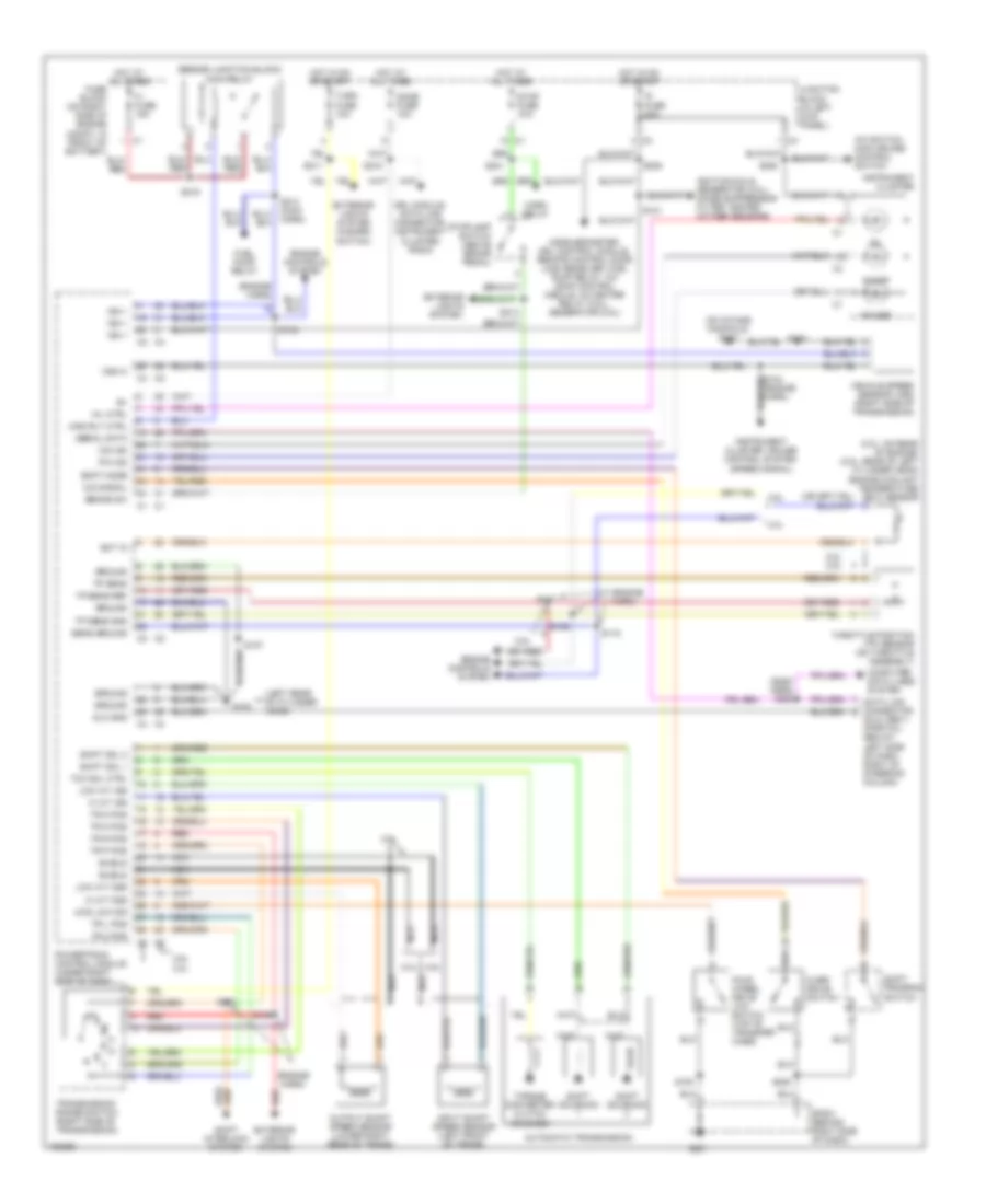 2 5L VIN 1 A T Wiring Diagram for Chevrolet Tracker 2001