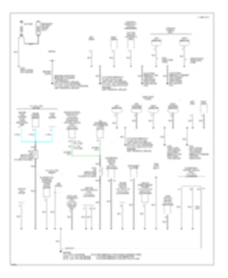 Ground Distribution Wiring Diagram Motor Home Chassis 1 of 2 for Chevrolet Cutaway G30 1996