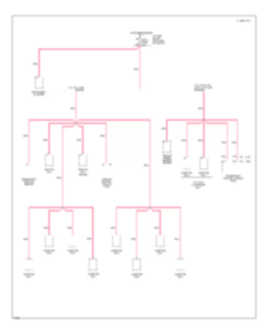 Power Distribution Wiring Diagram, Motor Home Chassis (3 of 5) for Chevrolet Cutaway G30 1996