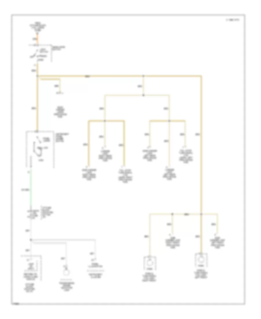 Power Distribution Wiring Diagram, Motor Home Chassis (5 of 5) for Chevrolet Cutaway G30 1996