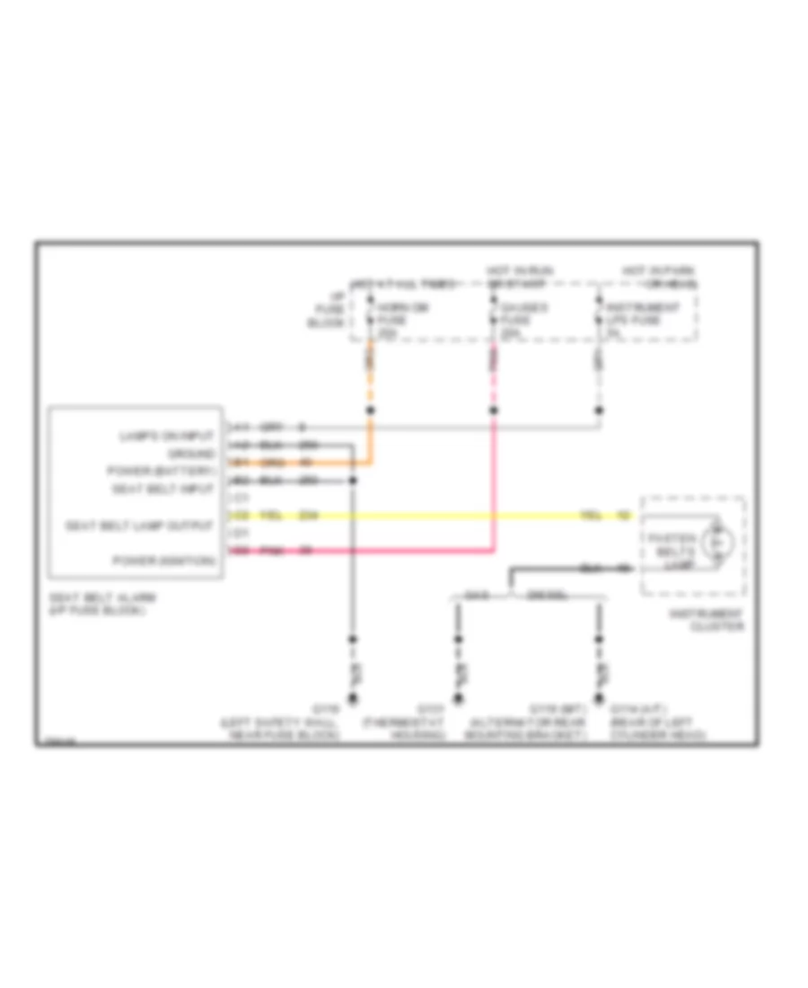 Warning System Wiring Diagrams Commercial Chassis for Chevrolet Cutaway G30 1996