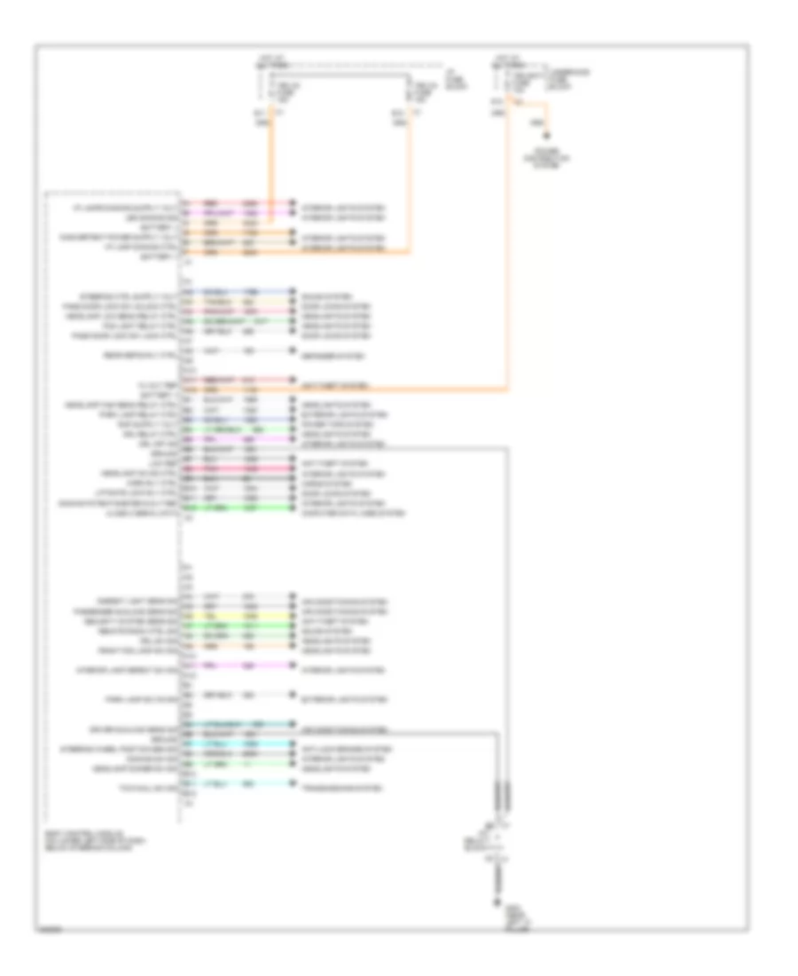 Body Control Modules Wiring Diagram 1 of 2 for Chevrolet Tahoe 2005