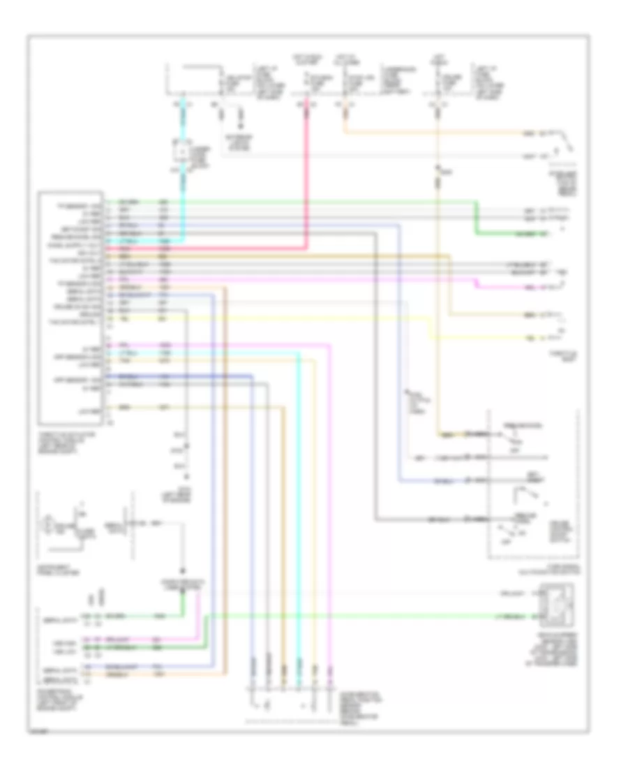 4 8L VIN V Cruise Control Wiring Diagram for Chevrolet Tahoe 2005