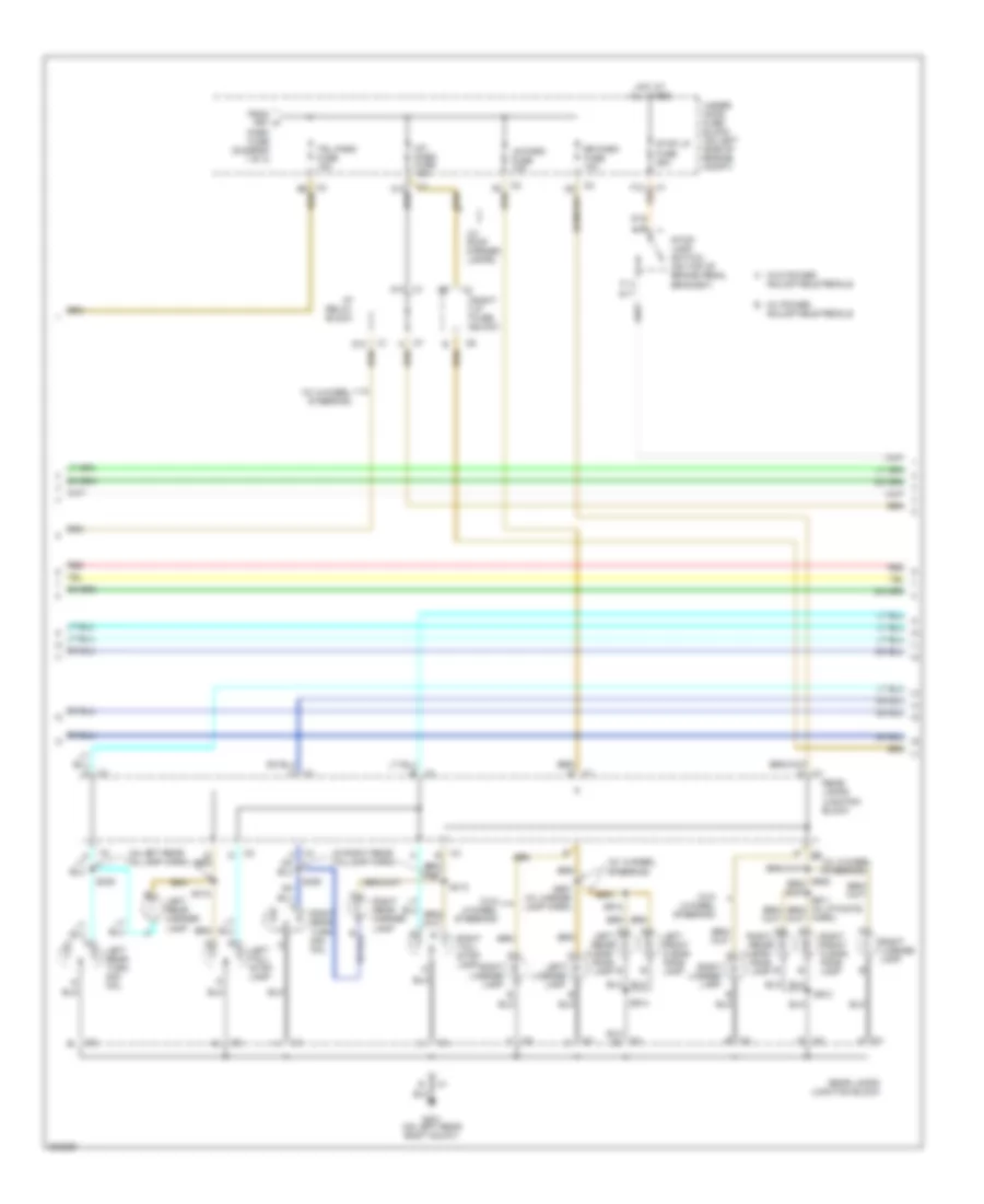 Exterior Lamps Wiring Diagram 2 of 3 for Chevrolet Tahoe 2005
