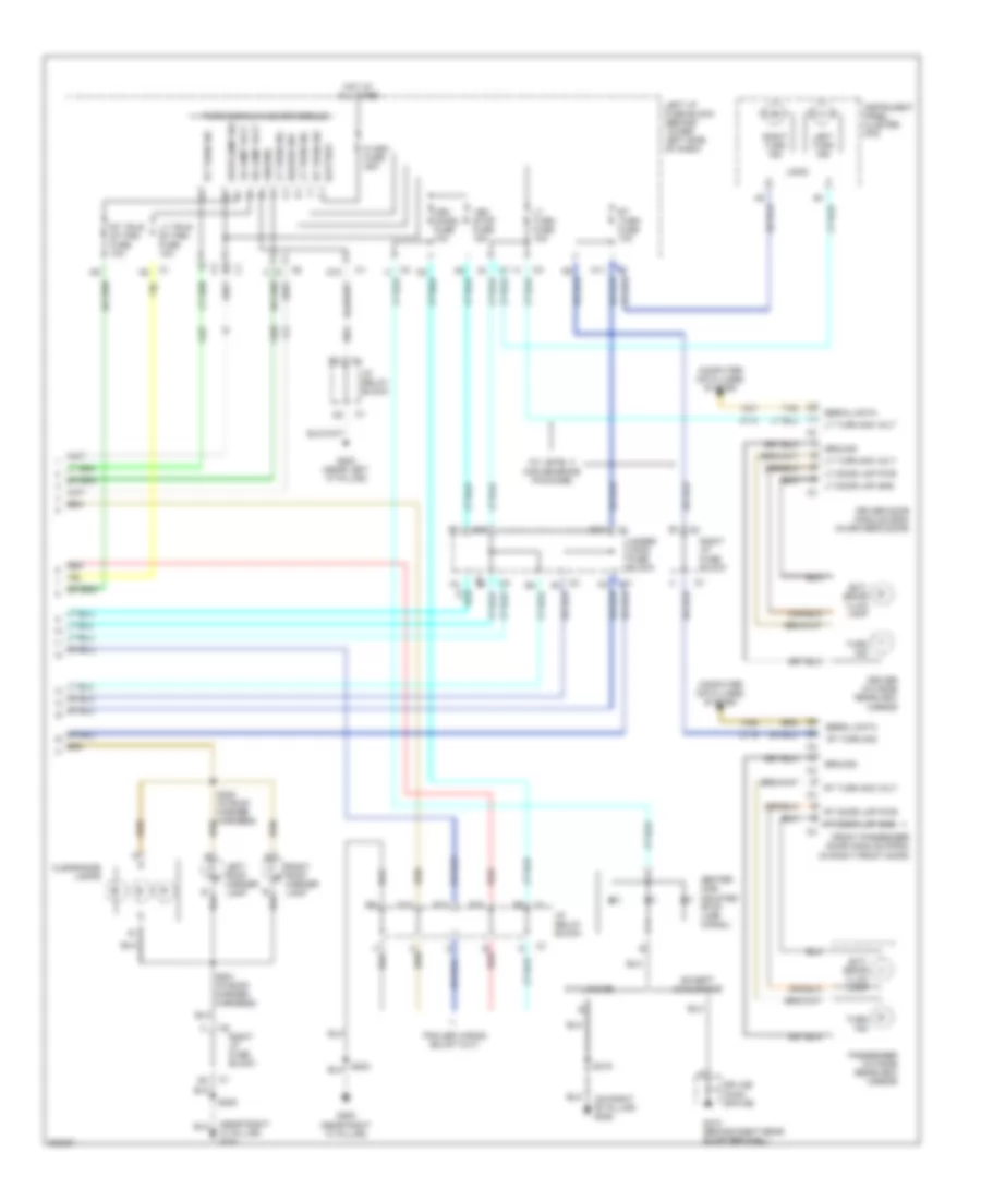 Exterior Lamps Wiring Diagram (3 of 3) for Chevrolet Tahoe 2005