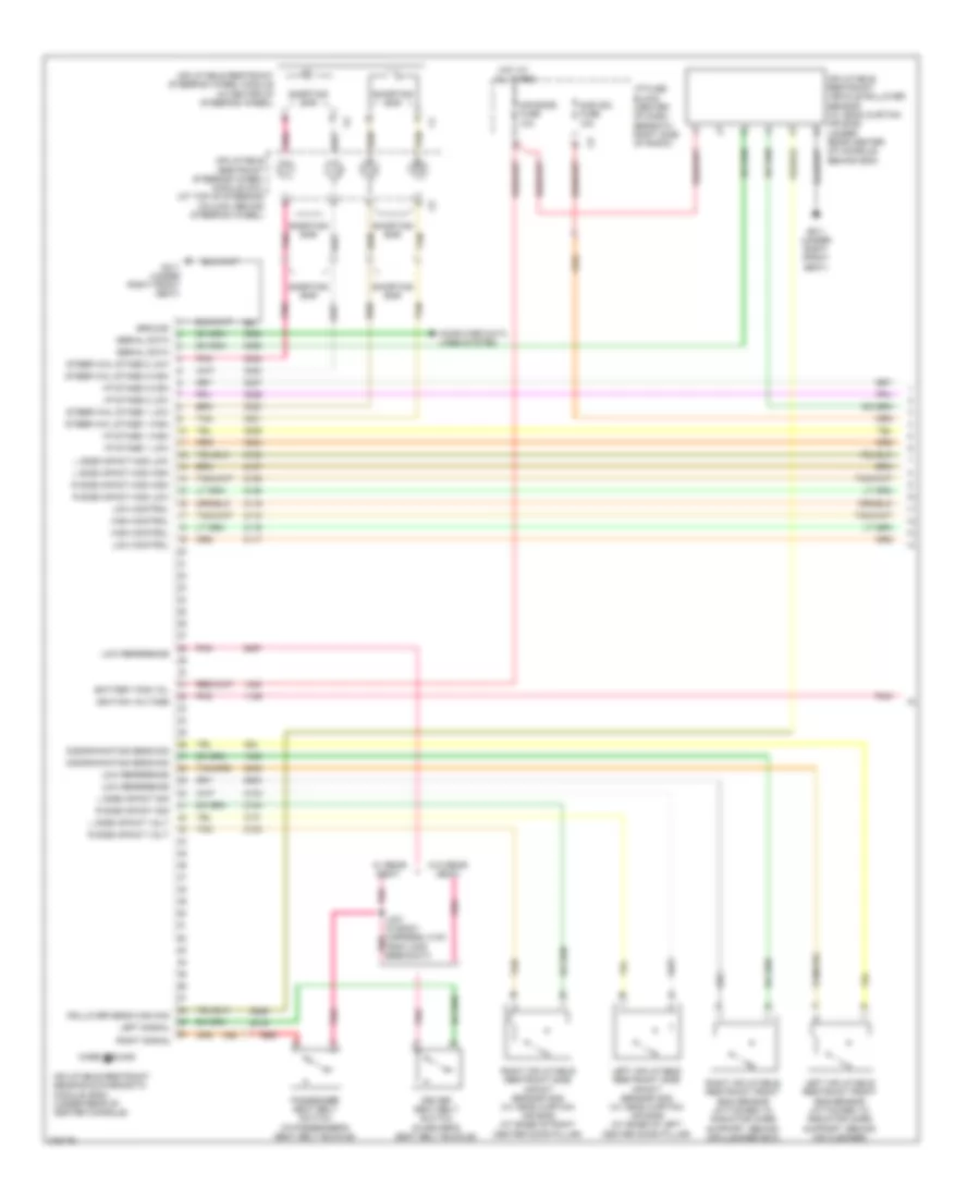 Supplemental Restraints Wiring Diagram 1 of 2 for Chevrolet Equinox LTZ 2008