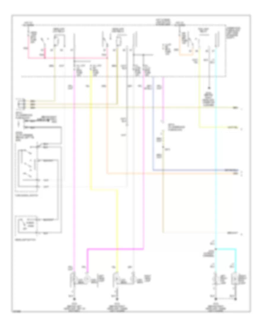 Headlights Wiring Diagram 1 of 2 for Chevrolet Aveo 2005