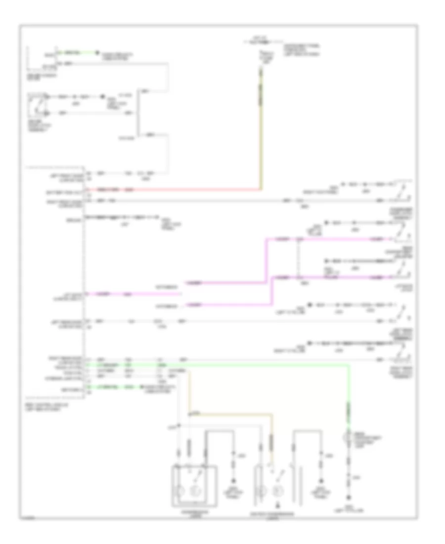 Courtesy Lamps Wiring Diagram for Chevrolet Sonic LT 2014