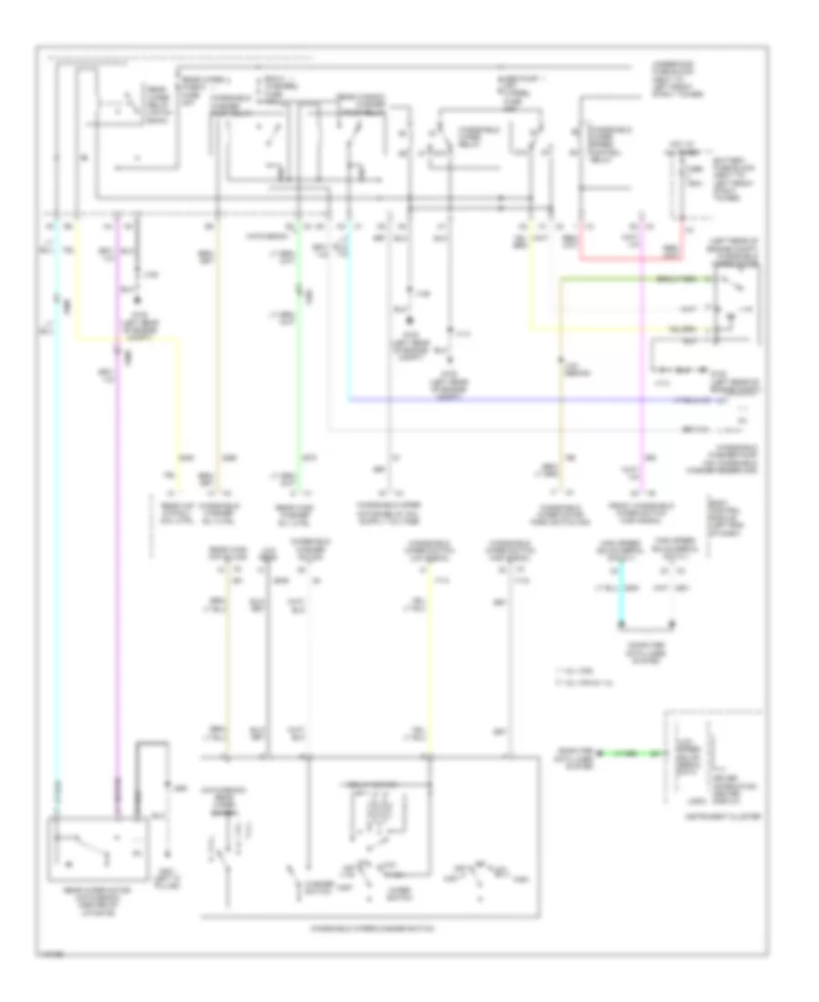 Wiper Washer Wiring Diagram for Chevrolet Sonic LT 2014