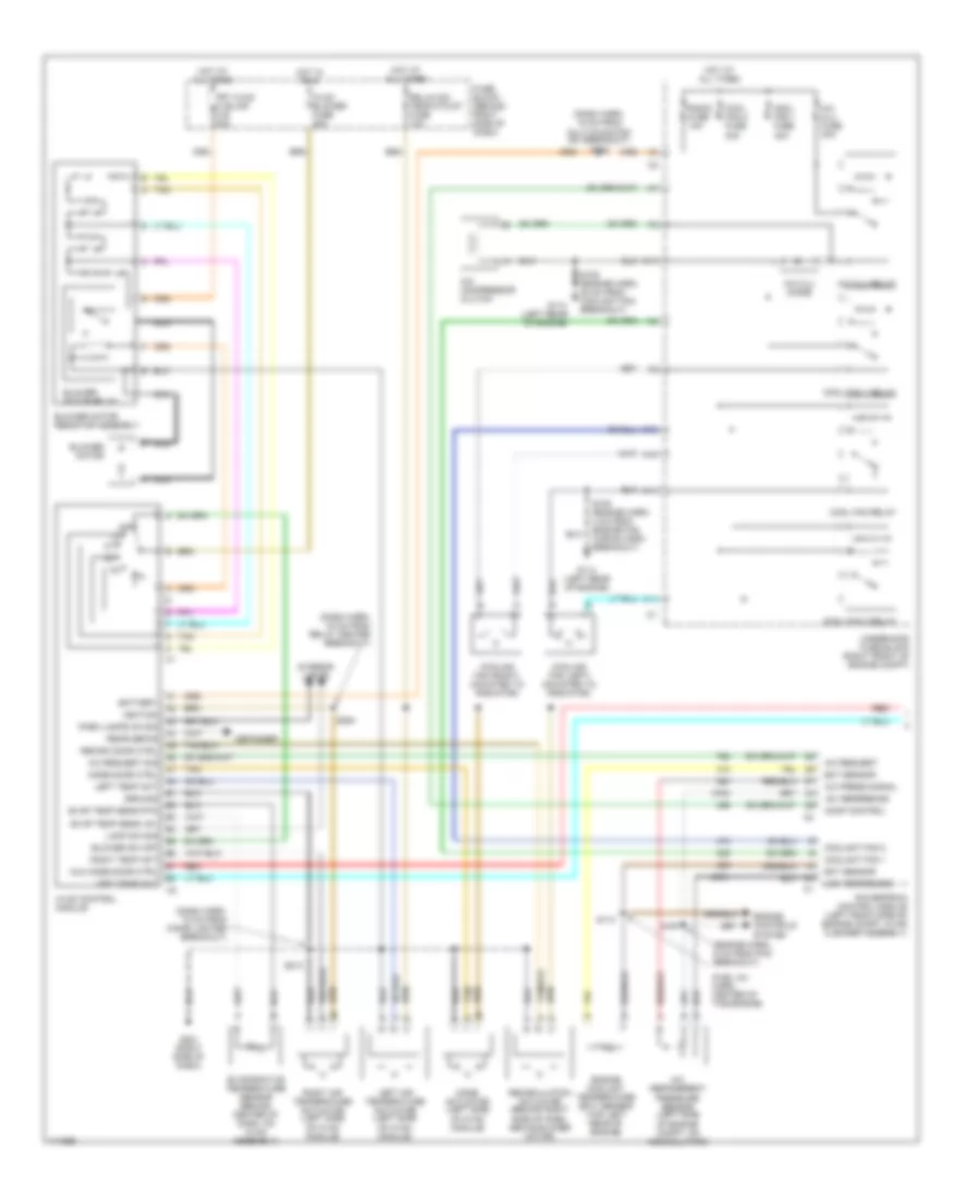 Manual AC Wiring Diagram (1 of 2) for Chevrolet Venture 2001
