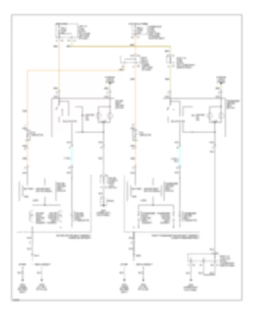 Heated Seats Wiring Diagram for Chevrolet Suburban C1500 2002