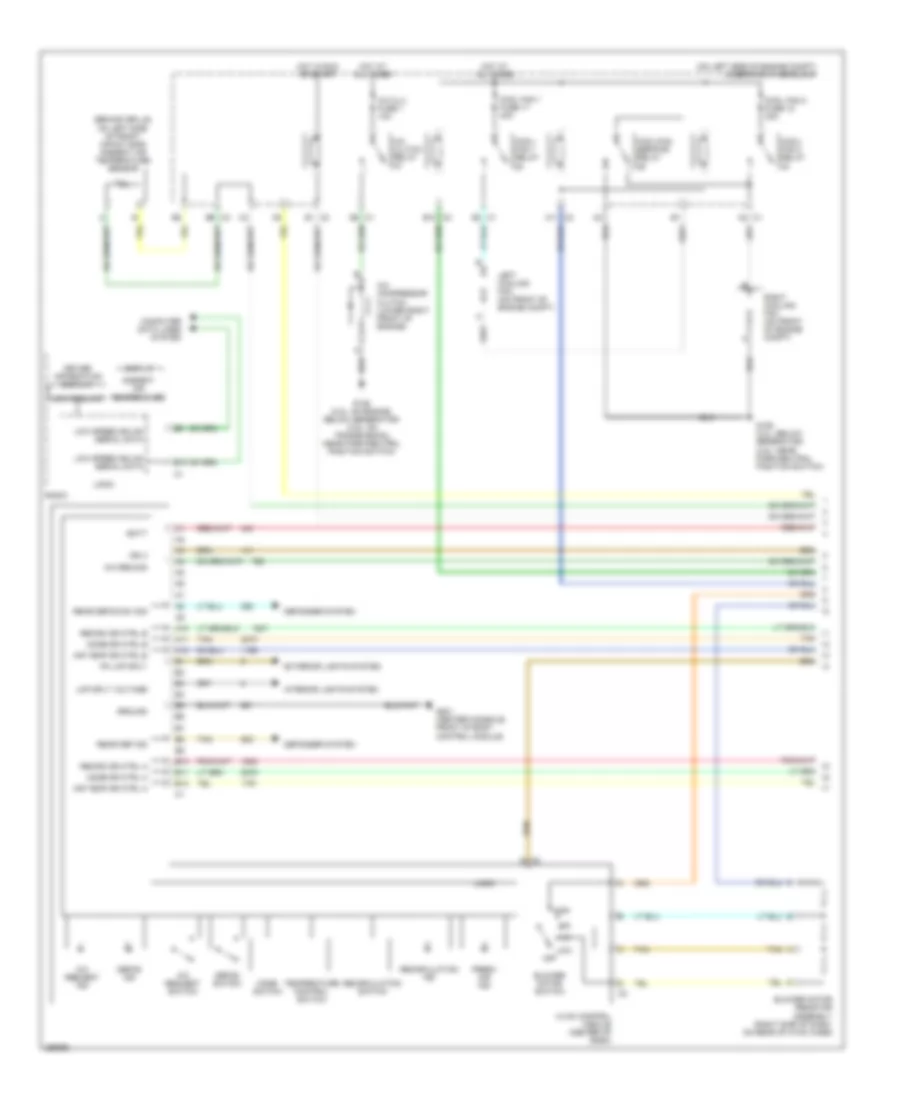 Manual AC Wiring Diagram (1 of 2) for Chevrolet Malibu LS 2007