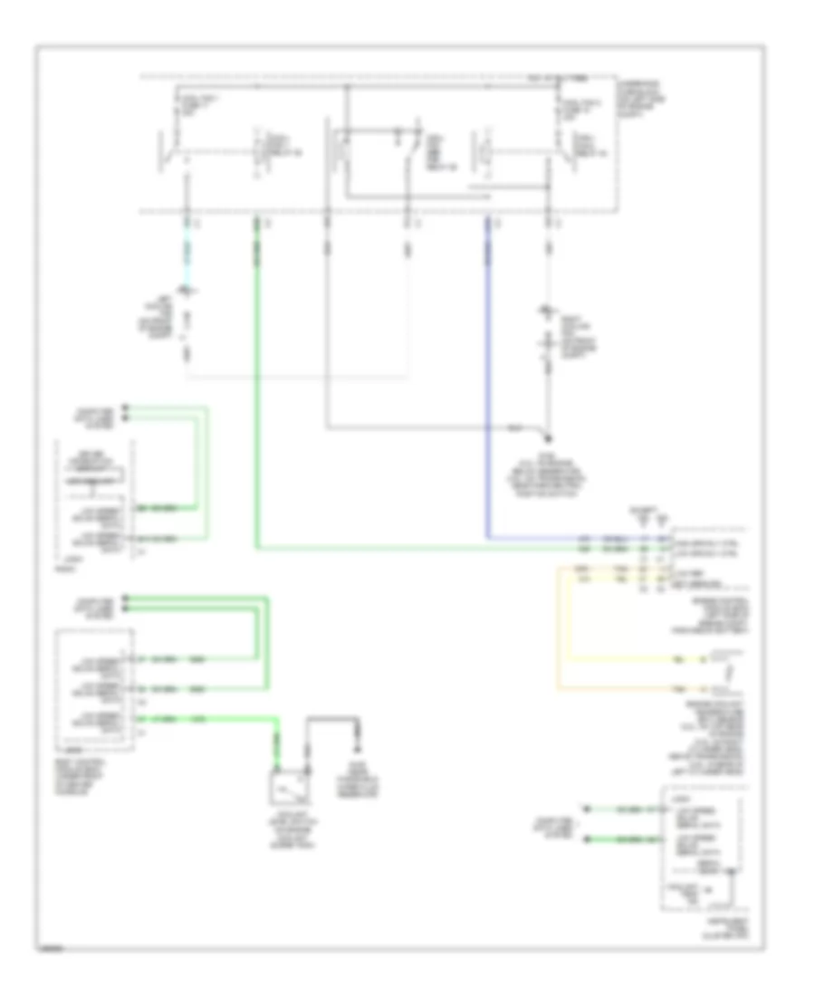 Cooling Fan Wiring Diagram for Chevrolet Malibu LS 2007