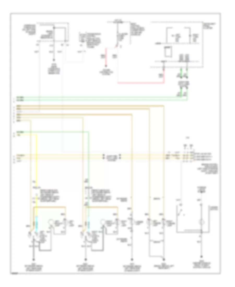 Exterior Lamps Wiring Diagram (2 of 2) for Chevrolet Malibu LS 2007