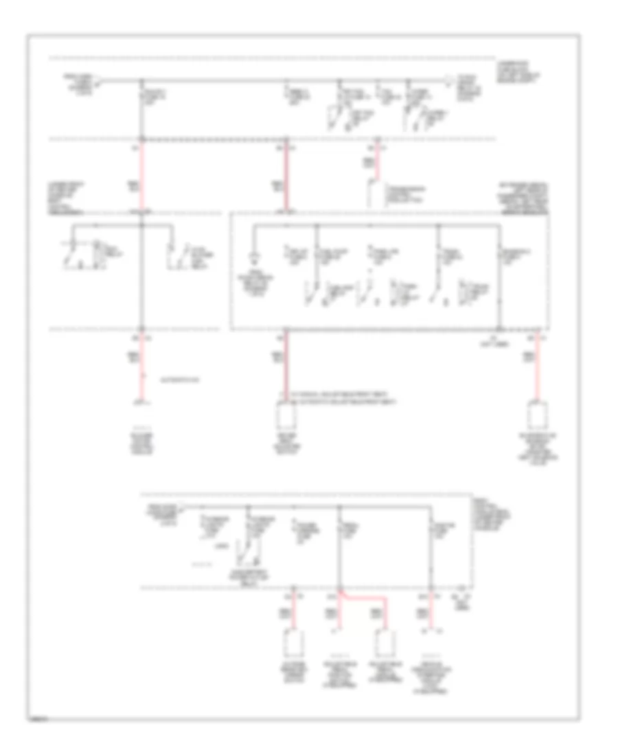 Power Distribution Wiring Diagram 4 of 5 for Chevrolet Malibu LS 2007