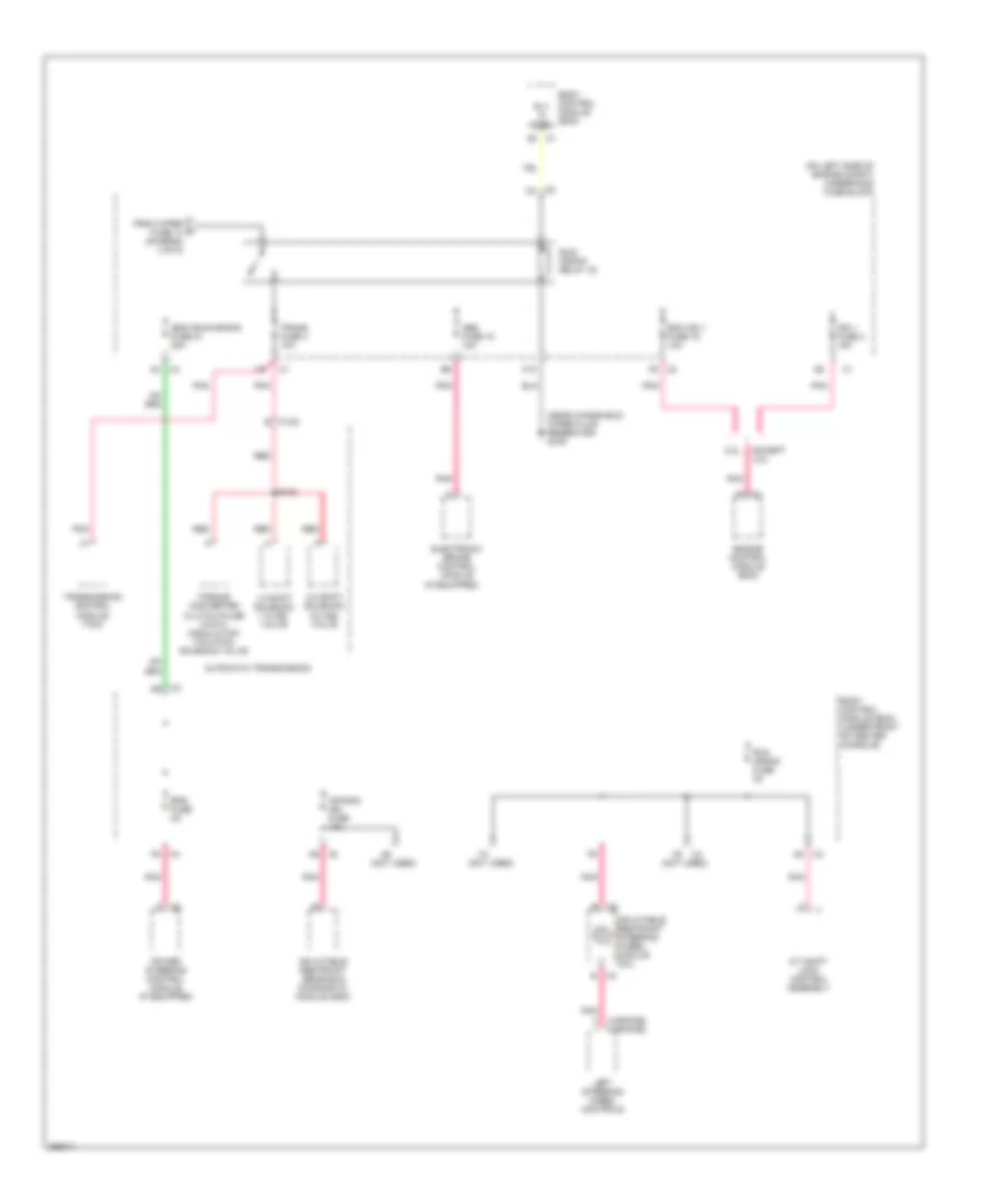 Power Distribution Wiring Diagram (5 of 5) for Chevrolet Malibu LS 2007