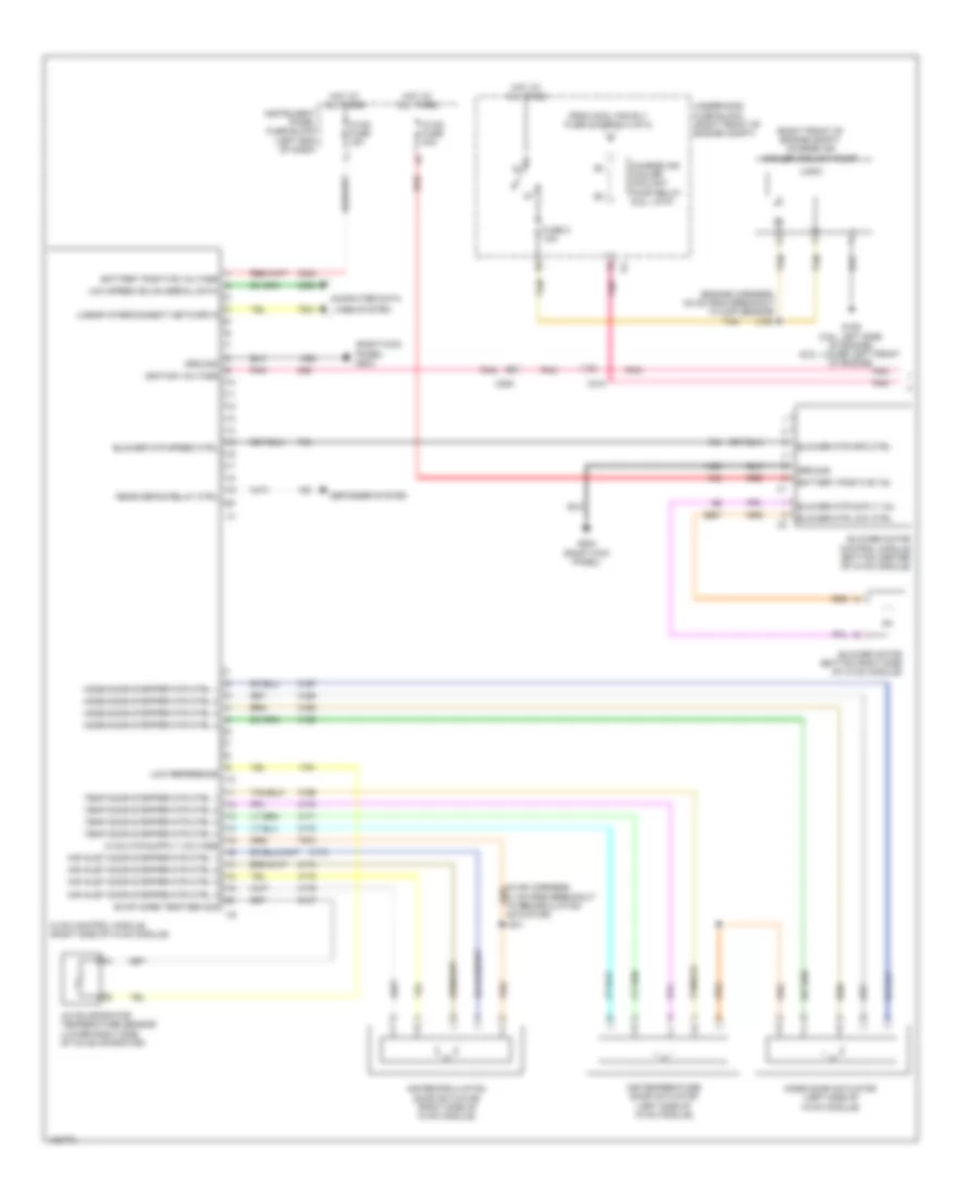 Электросхема кондиционера с ручный управлением (1 из 2) для Chevrolet Camaro LS 2014