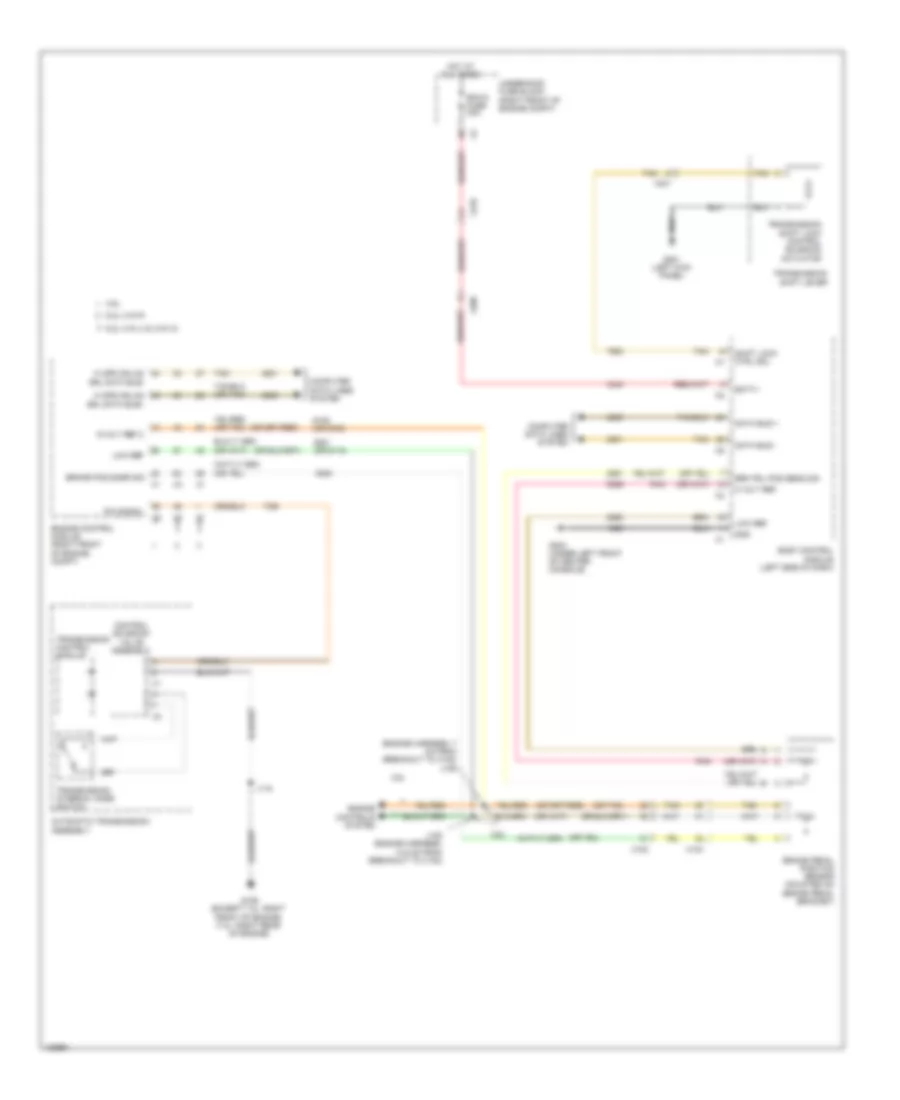 Shift Interlock Wiring Diagram for Chevrolet Camaro LS 2014